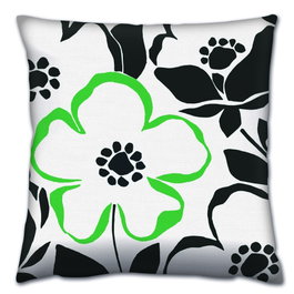 Aberto Design Cojín Multicolor 43 x 43 cm con Relleno de Silicona